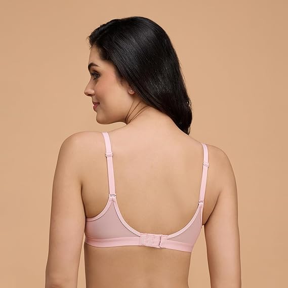 NYKD Encircled with Love Everyday Cotton Push-Up Bra for Women Wired, Full Coverage, Lightweight with Adjustable Straps – NYB249